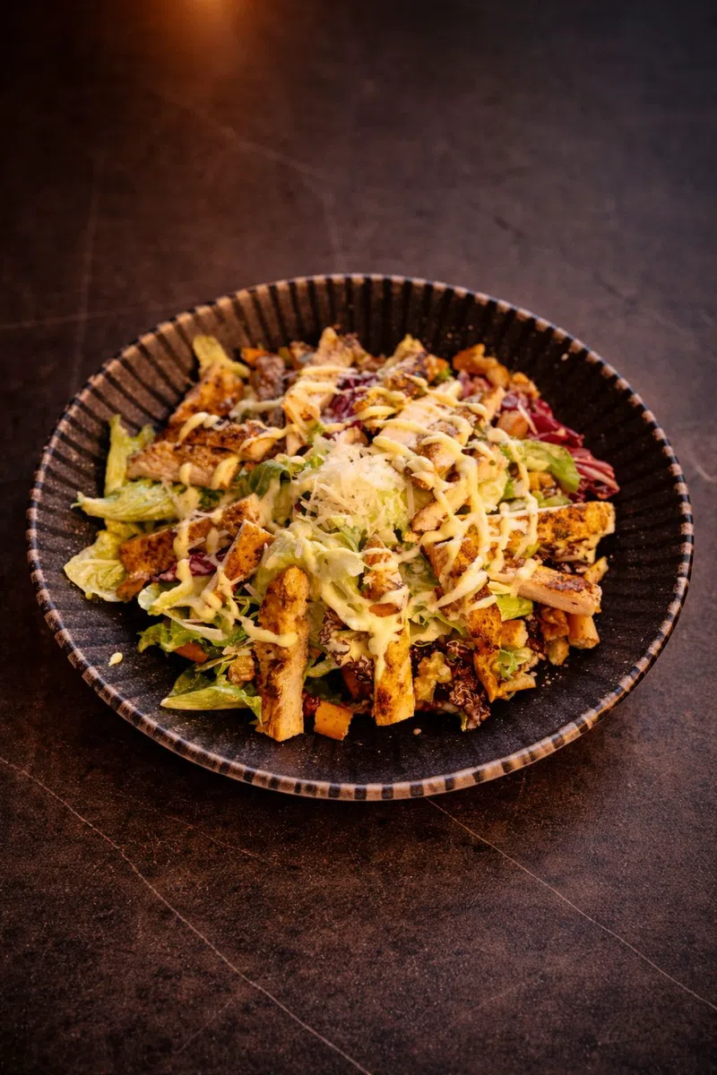Cajun Crispy Chicken Salad
