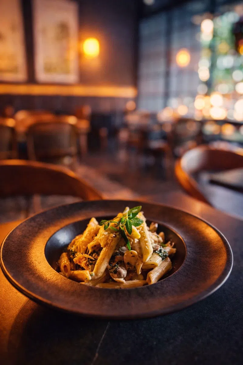Creamy Penne with Beef Tenderloin
